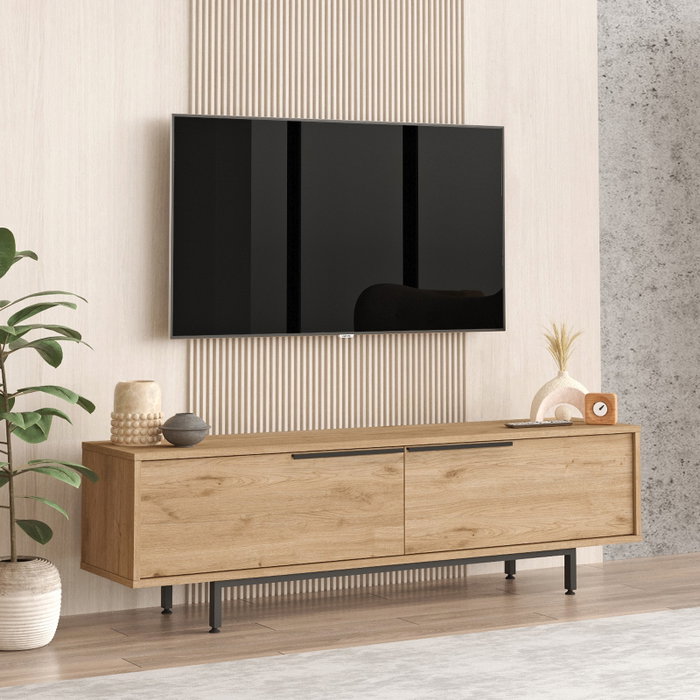 Hanah Home Soporte de TV On1-S Nogal